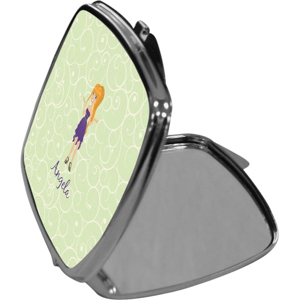Custom Character (Woman) Compact Mirror (Side View)