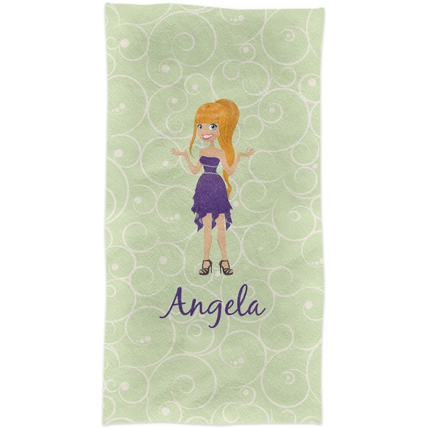 Custom Character (Woman) Crib Comforter/Quilt - Apvl