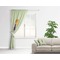 Custom Character (Woman) Curtain With Window and Rod - in Room Matching Pillow