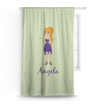 Custom Character (Woman) Curtain Panel - Custom Size (Personalized)