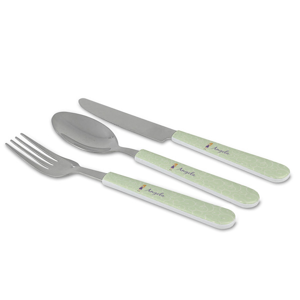 Custom Character (Woman) Cutlery Set - MAIN