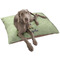 Custom Character (Woman) Dog Bed - Large LIFESTYLE