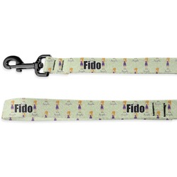 Custom Character (Woman) Deluxe Dog Leash - 4 ft (Personalized)