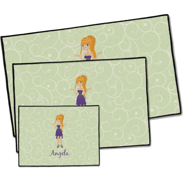 Custom Character (Woman) Door Mats - PARENT MAIN