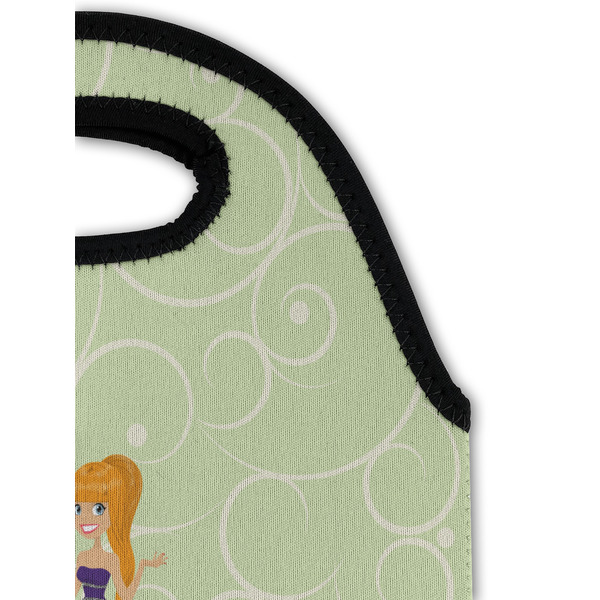 Custom Character (Woman) Double Wine Tote - Detail 1 (new)