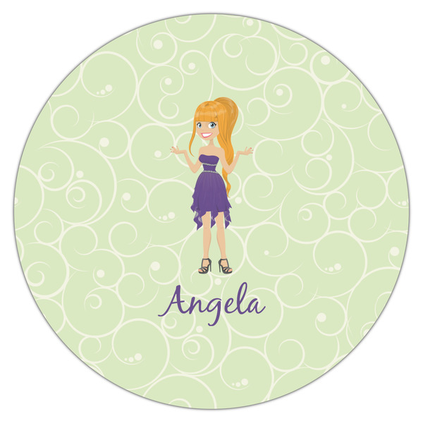 Custom Character (Woman) Drink Topper - XLarge - Single