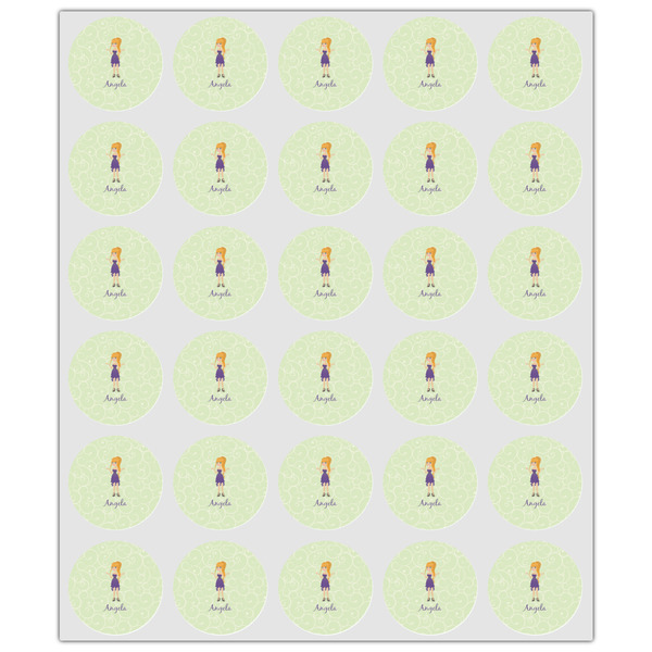 Custom Character (Woman) Drink Topper - XSmall - Set of 30