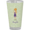 Custom Character (Woman) Pint Glass - Full Color (Personalized)