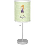Custom Character (Woman) 7" Drum Lamp with Shade (Personalized)