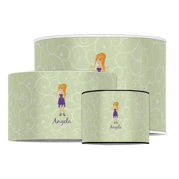Custom Character (Woman) Drum Lampshades - MAIN