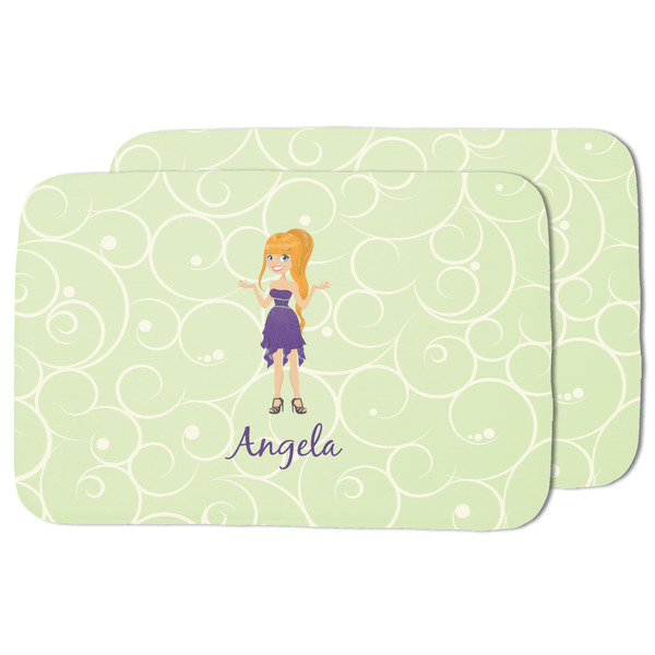Custom Character (Woman) Drying Dish Mat - MAIN