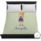 Custom Character (Woman) Duvet Cover - Full / Queen (Personalized)