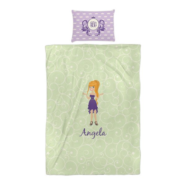 Custom Character (Woman) Duvet Cover Set - Twin XL - Alt Approval