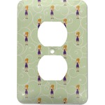 Custom Character (Woman) Electric Outlet Plate