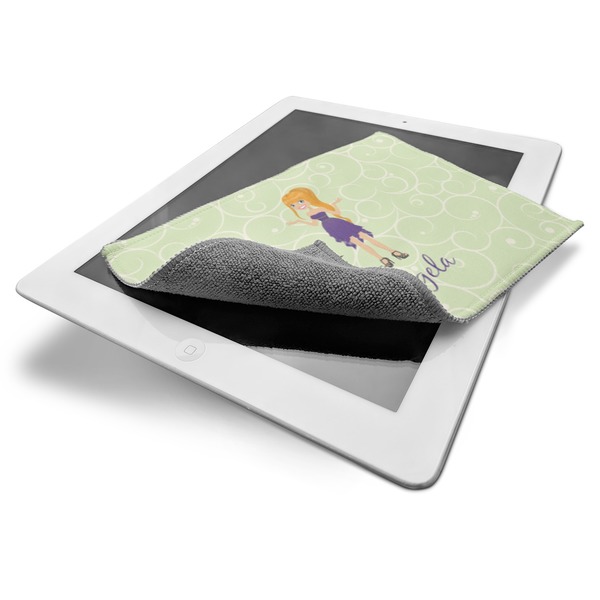 Custom Character (Woman) Electronic Screen Wipe - iPad