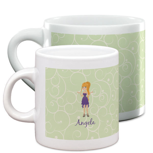Custom Character (Woman) Espresso Mugs - Main Parent
