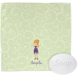 Custom Character (Woman) Washcloth (Personalized)