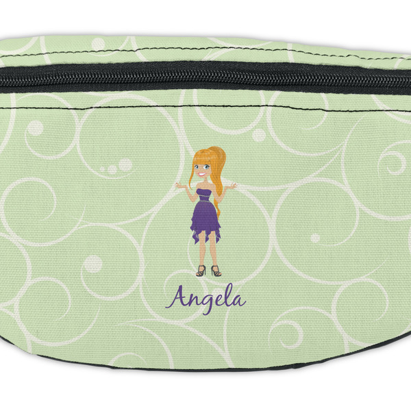 Custom Character (Woman) Fanny Pack - Closeup