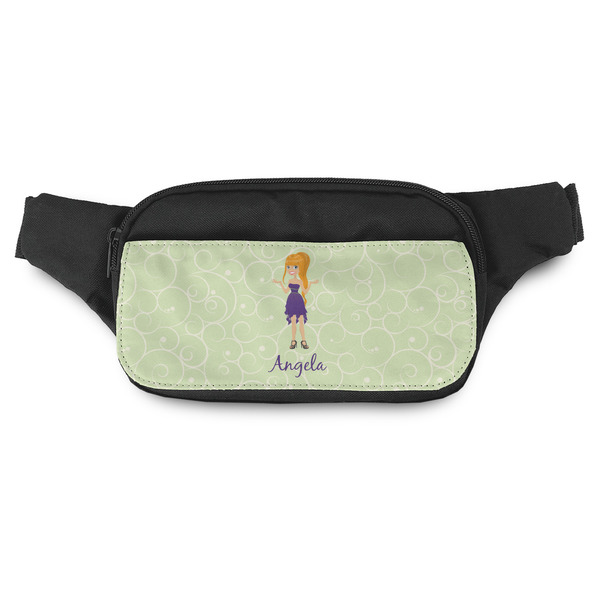 Custom Custom Character (Woman) Fanny Pack - Modern Style (Personalized)