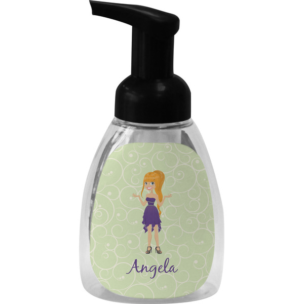 Custom Character (Woman) Foam Soap Bottle