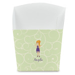 Custom Character (Woman) French Fry Favor Boxes (Personalized)