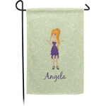 Custom Character (Woman) Garden Flag (Personalized)