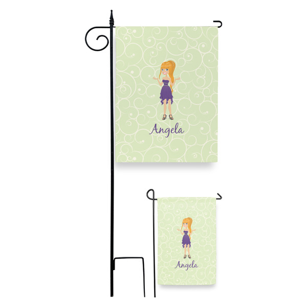 Custom Character (Woman) Garden Flag - PARENT/MAIN