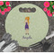 Custom Character (Woman) Gardening Knee Pad / Cushion (In Garden)
