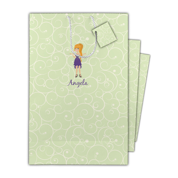 Custom Character (Woman) Gift Bags - Parent/Main