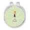 Custom Character (Woman) Golf Ball Marker - Hat Clip - Silver