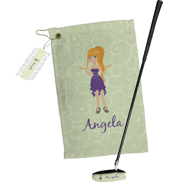 Custom Character (Woman) Golf Gift Kit (Full Print)