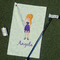 Custom Character (Woman) Golf Towel Gift Set - Main