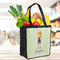 Custom Character (Woman) Grocery Bag - LIFESTYLE