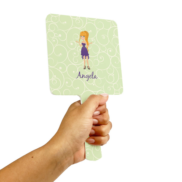 Custom Character (Woman) Hand Mirrors - Alt View