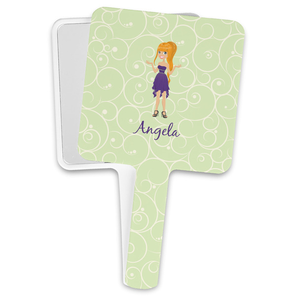 Custom Custom Character (Woman) Hand Mirror (Personalized)