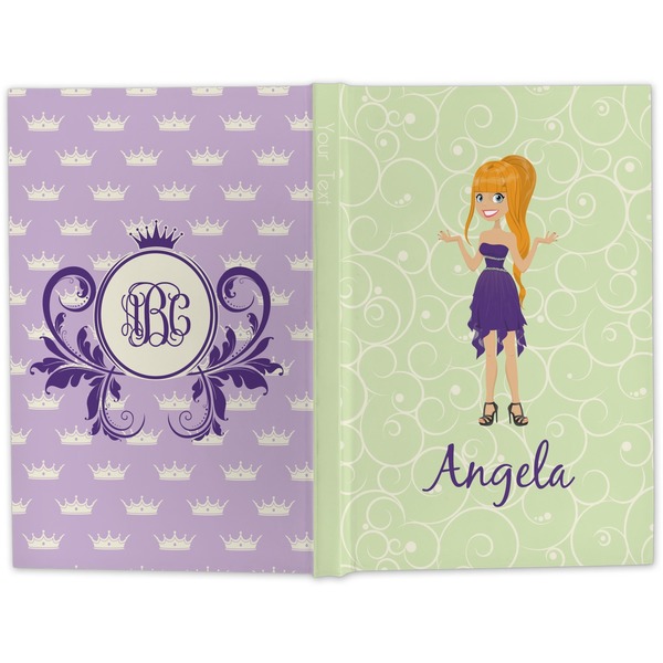 Custom Character (Woman) Hard Cover Journal - Apvl