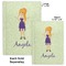 Custom Character (Woman) Hard Cover Journal - Compare