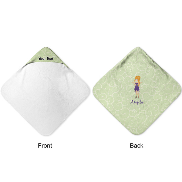 Custom Character (Woman) Hooded Baby Towel- Approval