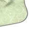 Custom Character (Woman) Hooded Baby Towel- Detail Corner