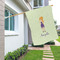 Custom Character (Woman) House Flags - Double Sided - LIFESTYLE
