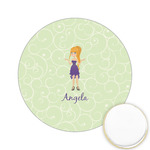Custom Character (Woman) Printed Cookie Topper - 2.15" (Personalized)