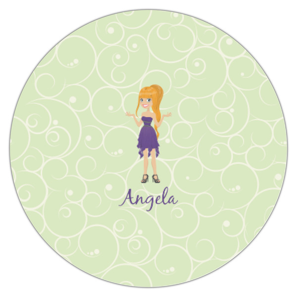 Custom Character (Woman) Icing Circle - XSmall - Single