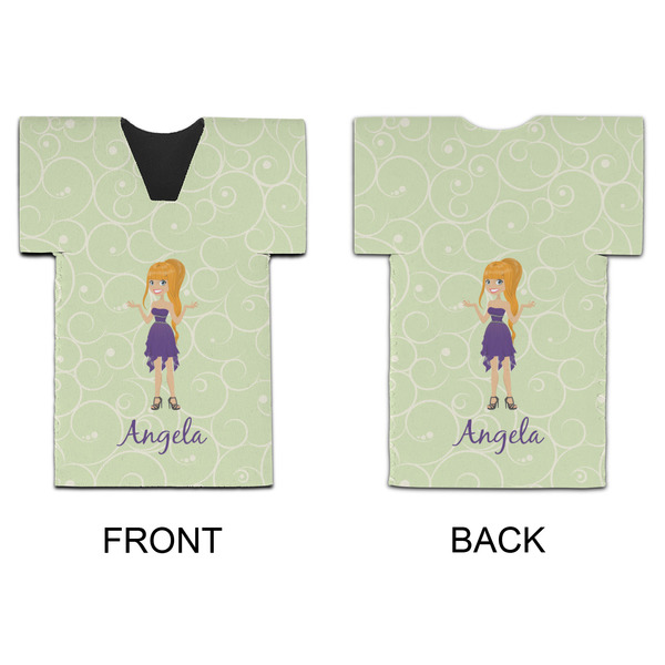 Custom Character (Woman) Jersey Bottle Cooler - APPROVAL