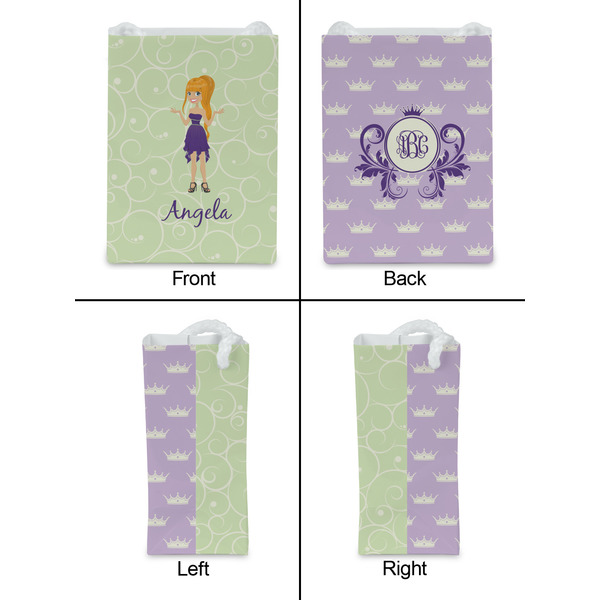 Custom Character (Woman) Jewelry Gift Bag - Gloss - Approval