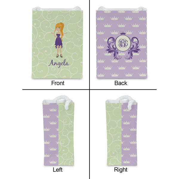 Custom Character (Woman) Jewelry Gift Bag - Matte - Approval