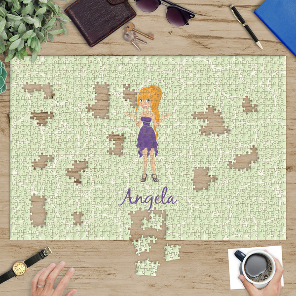 Custom Character (Woman) Jigsaw Puzzle 1014 Piece - In Context