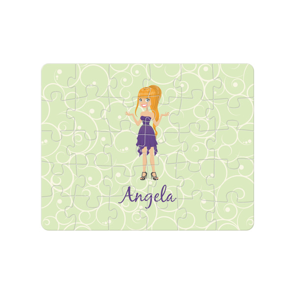 Custom Custom Character (Woman) Jigsaw Puzzles (Personalized)