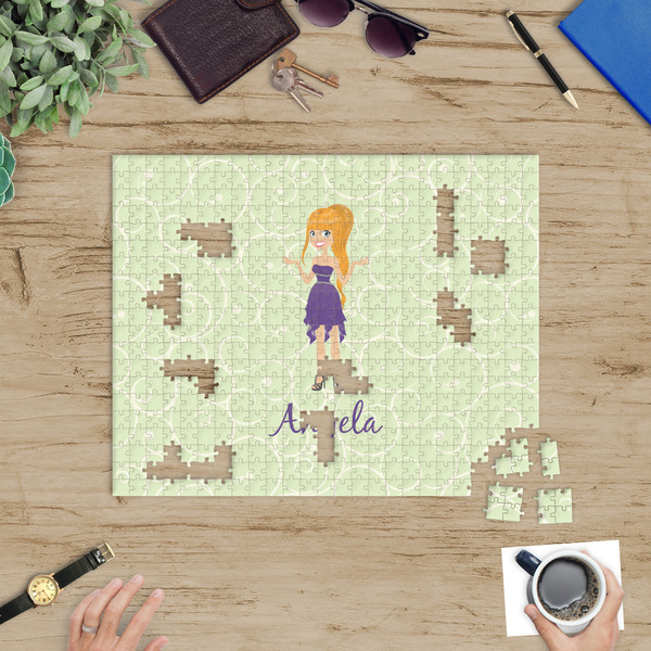 Custom Character (Woman) Jigsaw Puzzle 500 Piece - In Context
