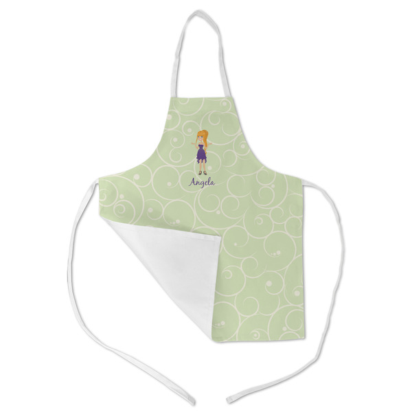 Custom Character (Woman) Kid's Aprons - Medium - Main (med/lrg)
