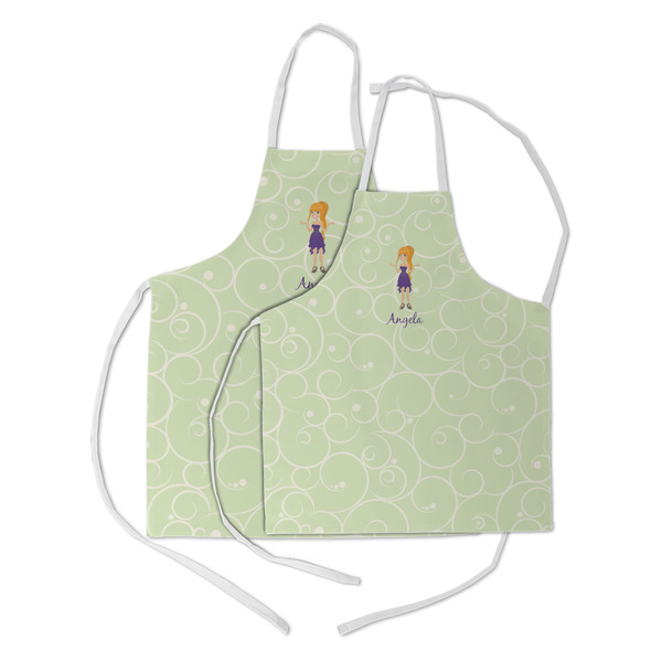 Custom Character (Woman) Kid's Aprons - Parent - Main